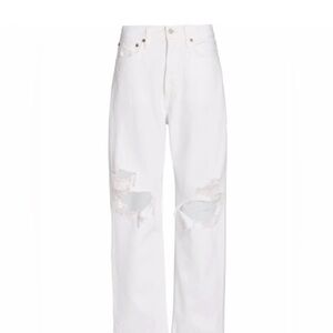 NWT Agolde 90s Distressed Straight Jeans